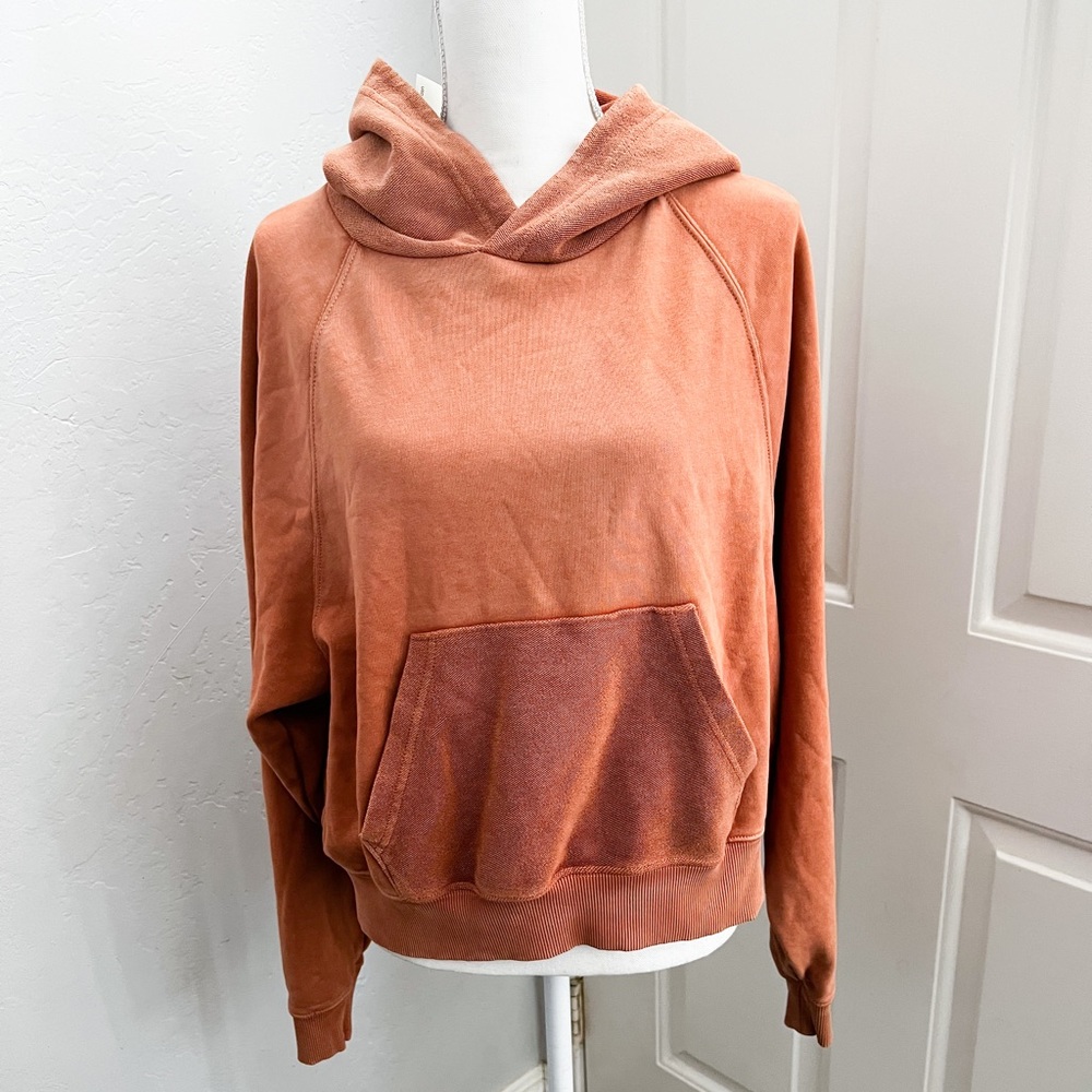aerie Rust Orange Hoodie Sweatshirt